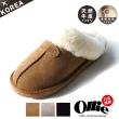 【OLLIE】正韓製。東大門流行真牛皮內刷羊毛厚底3CM穆勒雪靴-版型偏小-韓國空運(72-996/四色/現貨)