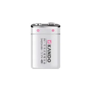 【KANDO】9V USB充電式鋰電池(UM-9V 方型)