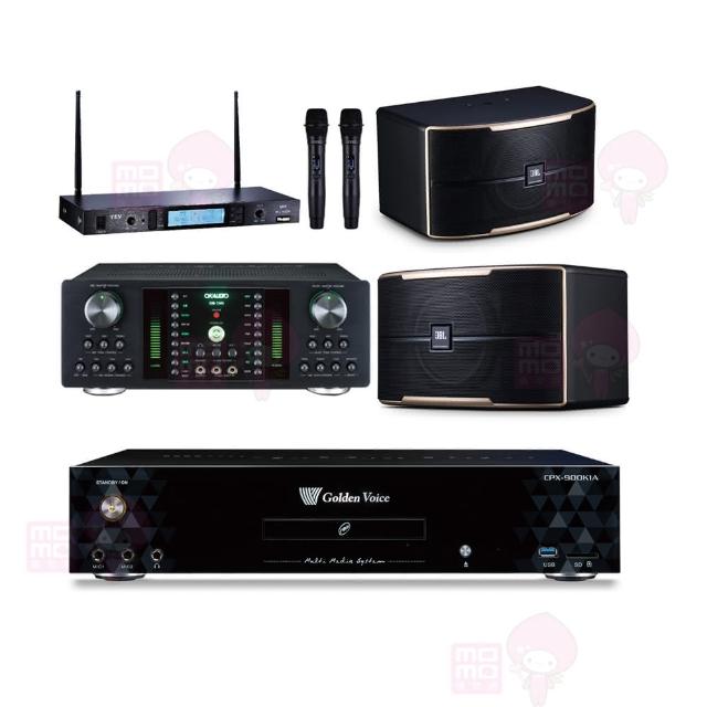 【金嗓】CPX-900 K1A+DB-7AN+TR-5600+JBL Pasion 8(4TB點歌機+擴大機+無線麥克風+喇叭)