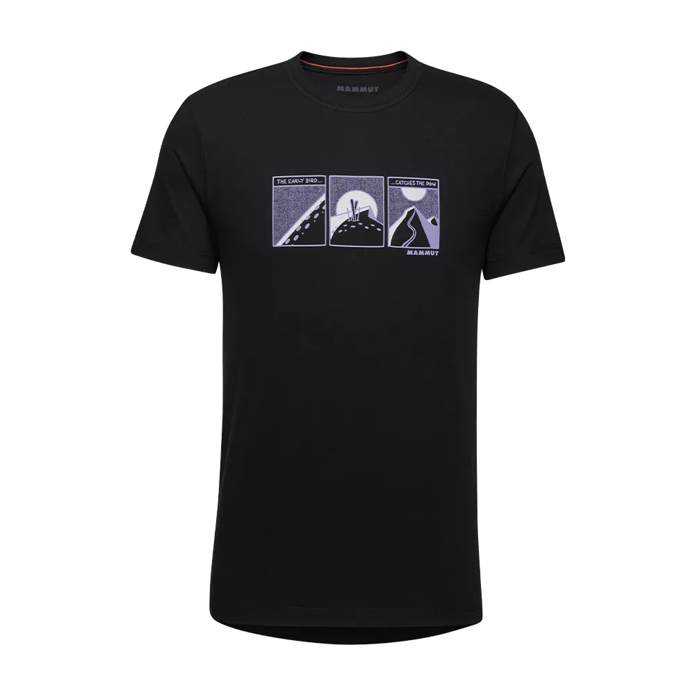 【Mammut 長毛象】Mammut Core T-Shirt Men First Line 機能短袖T恤 男款 黑色 #1017-04052