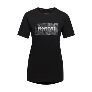 【Mammut 長毛象】Mammut Core T-Shirt W Unexplored 機能短袖T恤 女款 黑色 #1017-04083