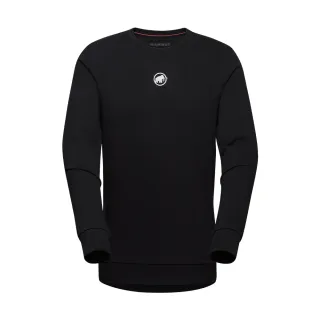 【Mammut 長毛象】Mammut Core ML Crew Neck Original Men 機能休閒長袖T恤 男款 黑色 #1014-04041