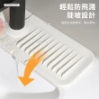 洗臉台5度傾斜瀝水矽膠防滑墊 洗手台防濺水無痕置物墊(大號1入)