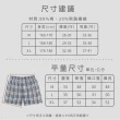 【TELITA】4件-棉紗格紋寬鬆平口褲/居家褲(男內褲/四角褲/棉質/不變形)
