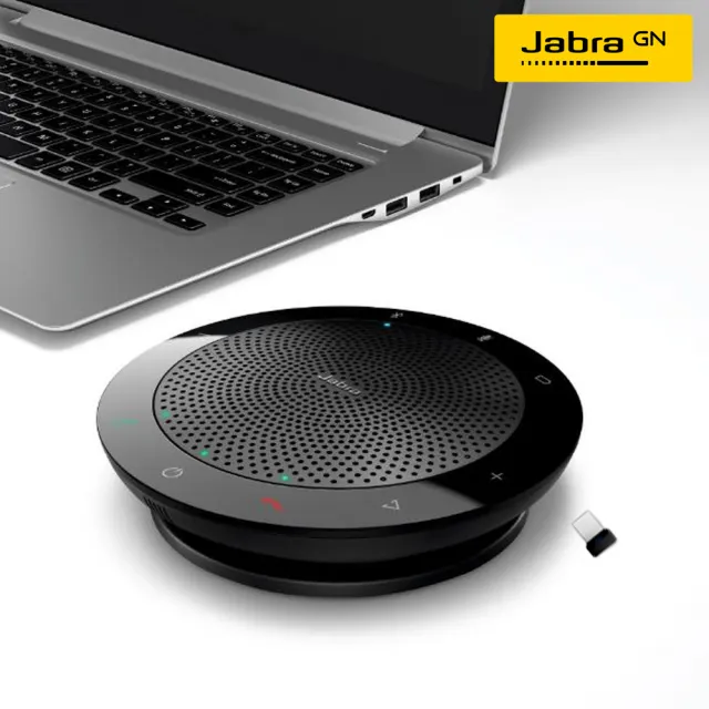 Jabra】Speak 510+MS無線可攜式遠距會議電話揚聲器(藍牙喇叭揚聲器內建