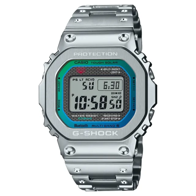 CASIO 卡西歐】G-SHOCK 方形金屬電子錶(GMW-B5000PC-1) - momo購物網