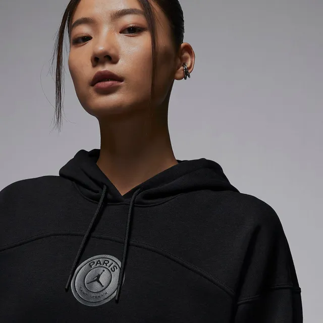 【NIKE 耐吉】連帽上衣 帽T 籃球 AS W J PSG HOODIE 23 女 黑(DZ3267010)