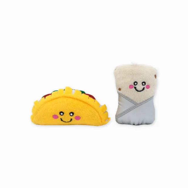 【ZippyPaws】美味喵關係-潤餅捲&墨西哥捲餅(貓咪玩具 貓草玩具 寵物玩具 貓薄荷)