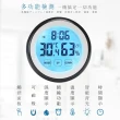 【Beroso 倍麗森】買一送一觸控智慧型多功能溫濕度計-兩色可選(時鐘 夜燈 寶寶房 開學 雨天 潮濕 電子鐘)