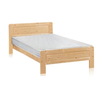 【ASSARI】房間組二件_松木床架+3M三線獨立筒床墊(雙人5尺)