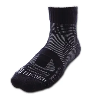 【EGXtech】中統多功8字款運動襪2雙組(P82神秘黑)