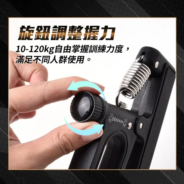 【AD-ROCKET】120kg阻力電子計數握力器/握力訓練/手指/手腕/指力(兩色任選)
