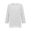 【ILEY 伊蕾】宮廷感重工蕾絲上衣(白色；M-XL；1233021852)