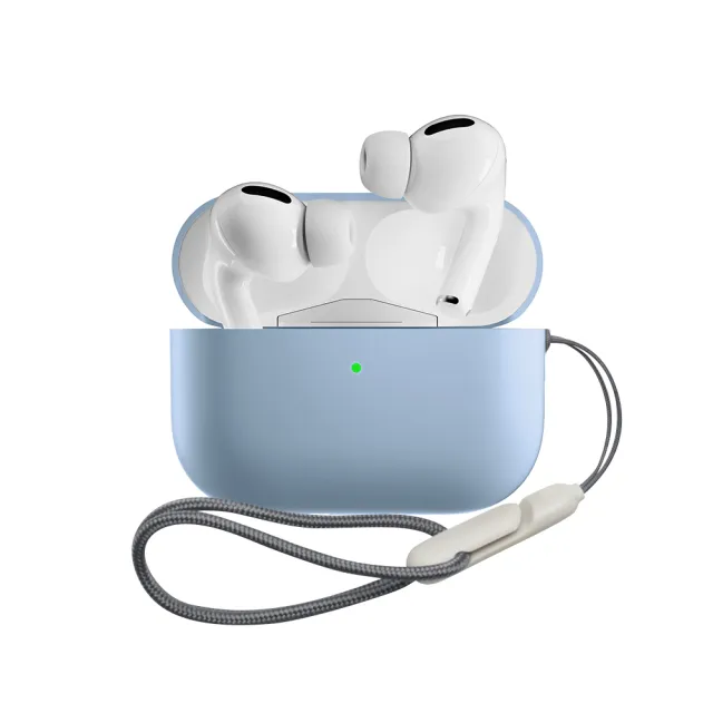 Apple 蘋果 獨家保護套+掛繩組AirPods Pro 2 (Lightning充電盒)