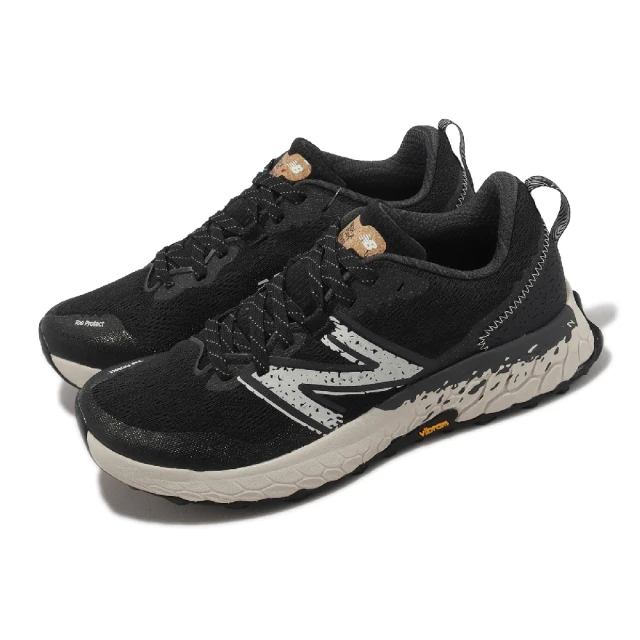 NEW BALANCE 野跑鞋 Hierro v7 2E 寬楦 男鞋 黑 灰 越野 戶外 黃金大底 運動鞋 NB(MTHIER7V-2E)