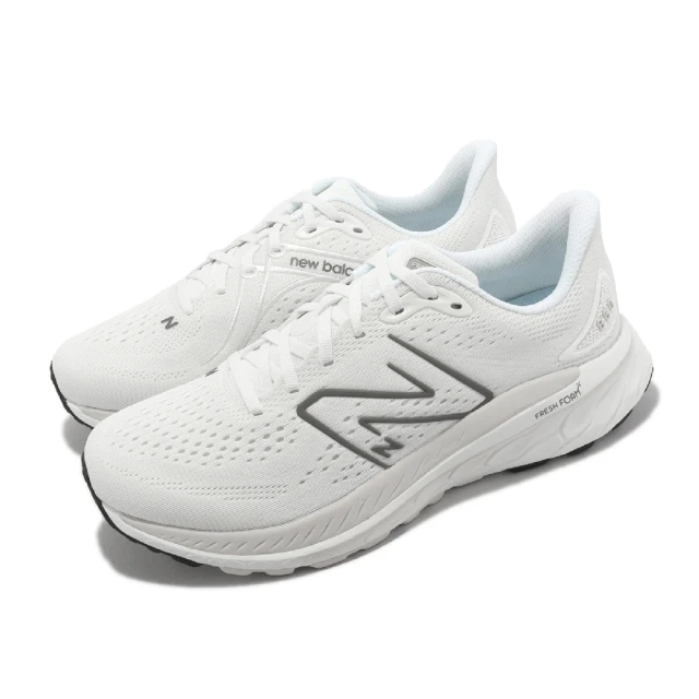 NEW BALANCENEW BALANCE 慢跑鞋 Fresh Foam 860 V13 4E 超寬楦 男鞋 白 銀 運動鞋 緩震 NB 紐巴倫(M860W13-4E)