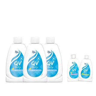 【ego 意高】QV嬰幼兒泡澡沐浴油250ml(3入組)