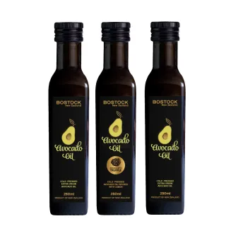 【壽滿趣- Bostock】紐西蘭頂級冷壓初榨酪梨油2+松露風味酪梨油1(250ml x3)