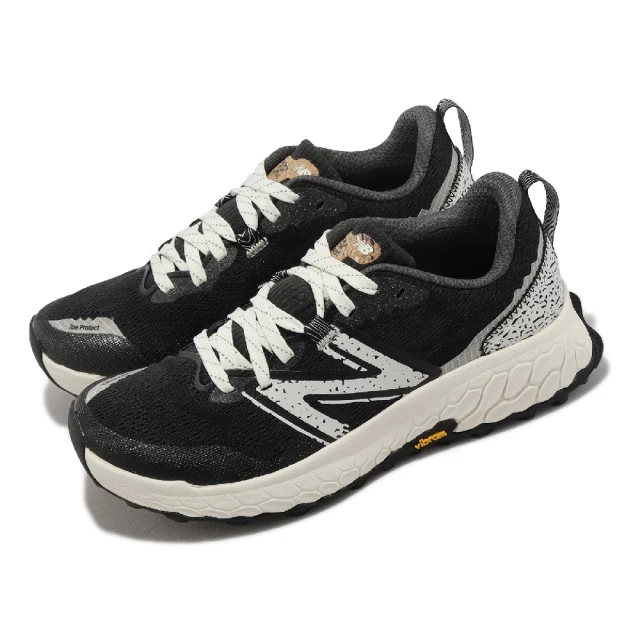 NEW BALANCE 越野跑鞋 Hierro V7 D 寬楦 女鞋 黑 灰 黃金大底 戶外 全地形 緩震 NB 紐巴倫(WTHIER7X-D)