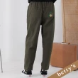 【betty’s 貝蒂思】腰鬆緊抽繩素色長褲(深綠色)
