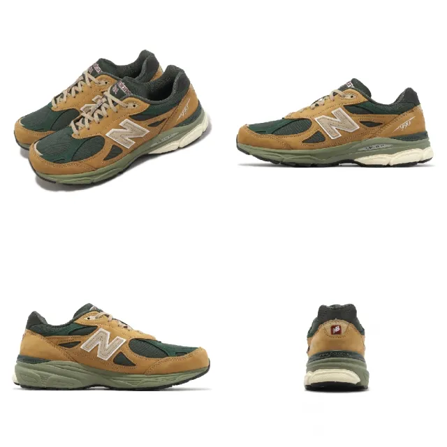 NEW BALANCE】休閒鞋990 V3 男鞋土黃軍綠美製復古經典NB(M990WG3-D