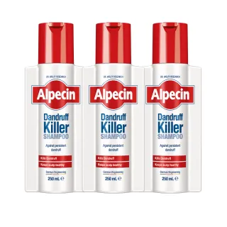 【Alpecin】抗頭皮屑洗髮露250mlx3(油性頭皮專用)
