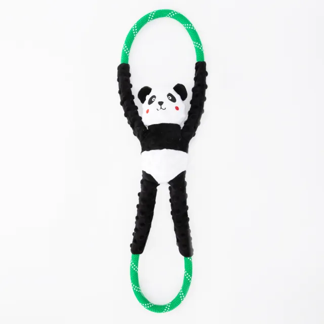 【ZippyPaws】一起拔河吧-超耐拉扯熊貓仔(狗狗玩具 寵物玩具 拉扯玩具 有聲玩具)