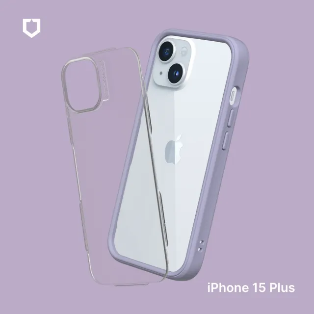 【RHINOSHIELD 犀牛盾】iPhone 15 Plus 6.7吋 Mod NX 邊框背蓋兩用手機保護殼(獨家耐衝擊材料)