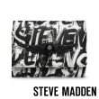 【STEVE MADDEN】BWINGZ 銀飾壓紋皮革短夾(黑色)