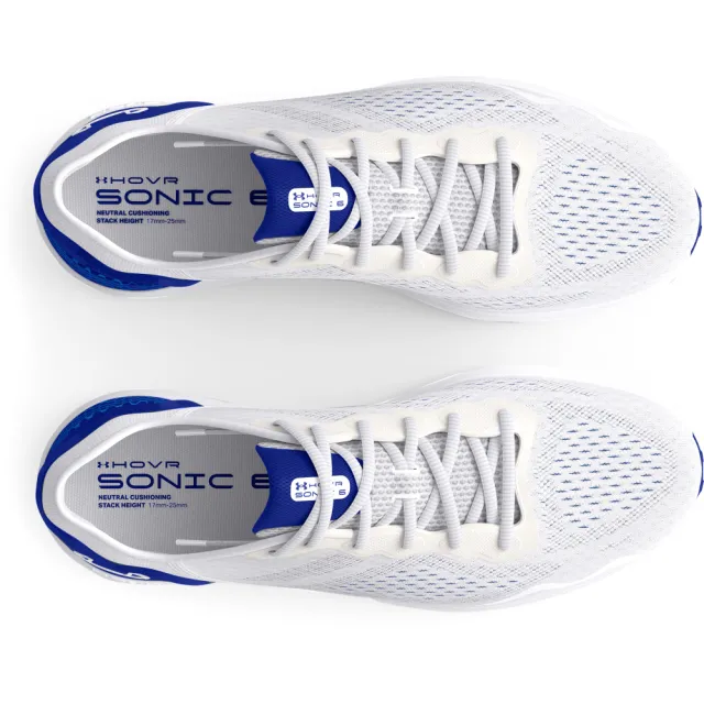 【UNDER ARMOUR】UA 男 HOVR Sonic 6慢跑鞋 運動鞋_3026121-104(白色)