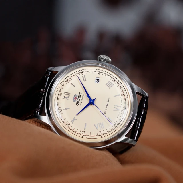 【ORIENT 東方錶】經典復刻奶油黃 機械錶 40.5mm(FAC00009N)