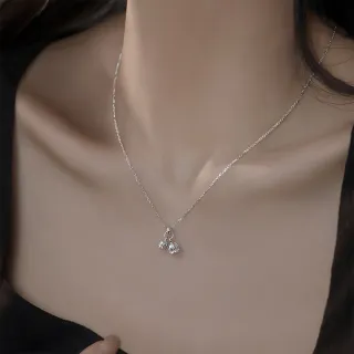 【MoonDy】包包 鈴蘭花項鍊 純銀項鍊 銀項鍊 鎖骨鏈 韓國項鍊 閨蜜項鍊 細項鍊 小眾項鍊  