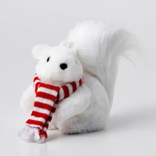 【NITORI 宜得利家居】聖誕擺飾 圍巾松鼠 L N3LC(聖誕擺飾 擺飾 聖誕)