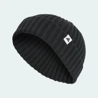 【adidas 愛迪達】帽子 毛帽 運動帽 FISHERMAN BEANI 黑 IB2656(3329)