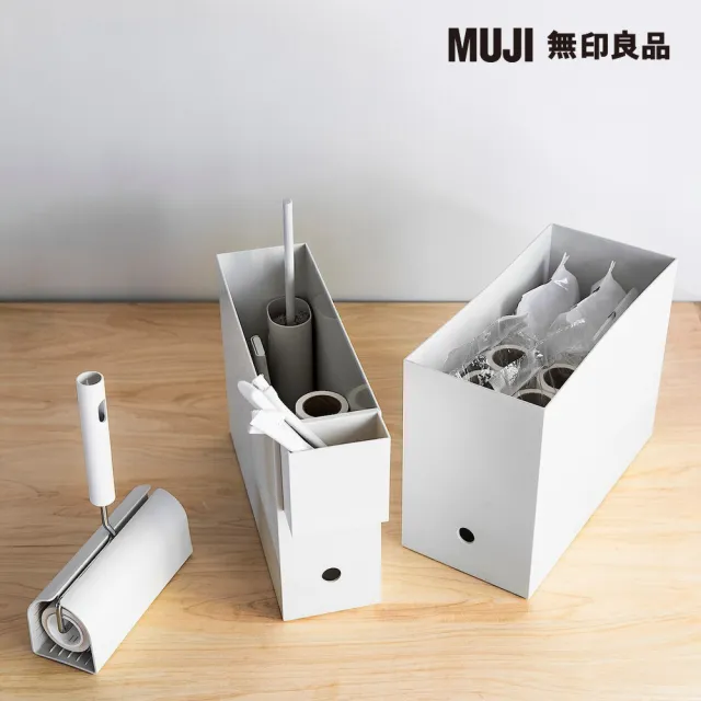 【MUJI 無印良品】掃除系列/地毯清潔滾輪補充紙/斜撕型/1入 寬16cm/90張