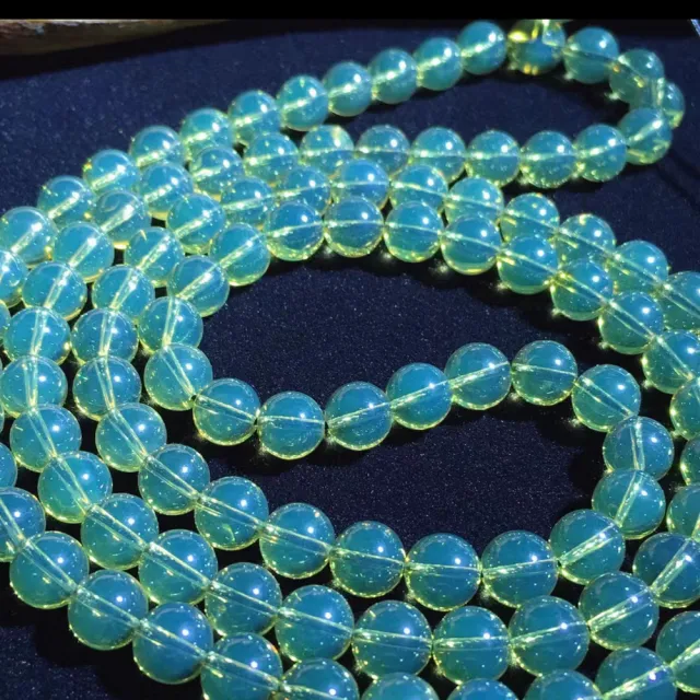 【勝弘珠寶】多明尼加淨水藍珀108顆唸珠