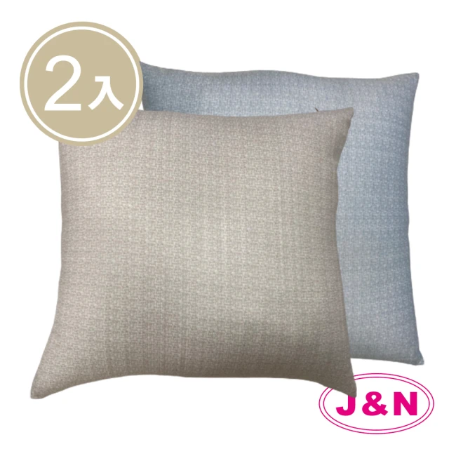 J&N 涼感緹花抱枕60*60-2色(2/1組入)