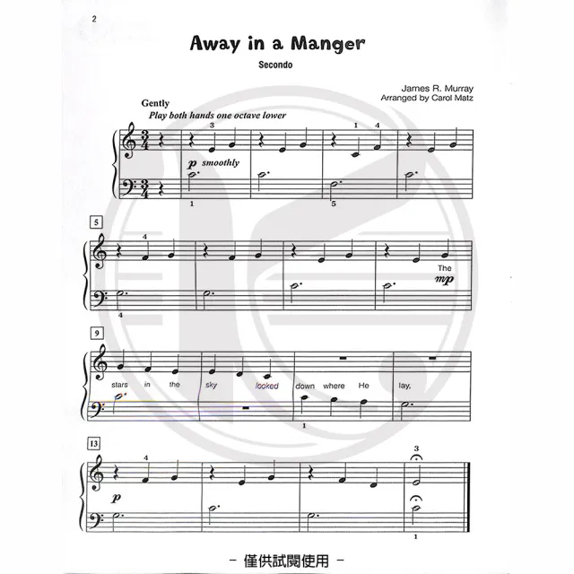 【Kaiyi Music 凱翊音樂】著名的聖誕鋼琴重奏歌曲 第1冊