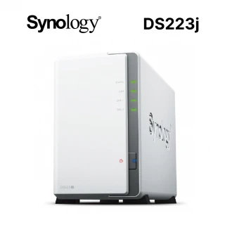 Synology 群暉科技 搭希捷 4TB x2 ★ DS223j 2Bay NAS 網路儲存伺服器