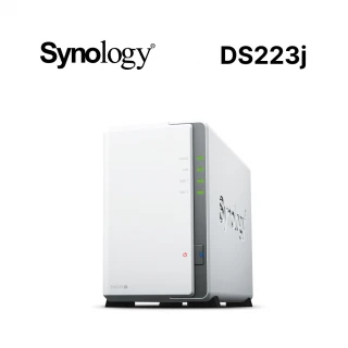 Synology 群暉科技Synology 群暉科技 搭HAT3300 4TB x2 ★ DS223 2Bay NAS 網路儲存伺服器