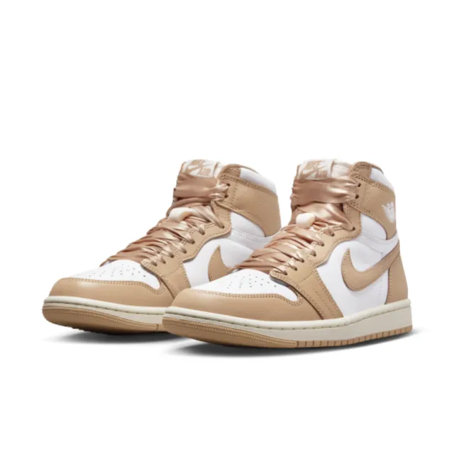 NIKE 耐吉】休閒鞋女鞋運動鞋AJ 喬丹WMNS AIR JORDAN 1 RETRO HI OG 白