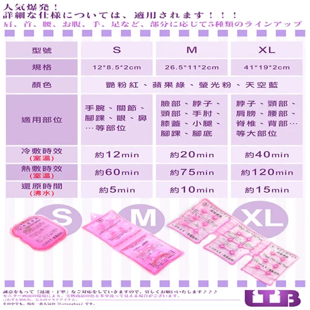 【好評推薦】神奇冷熱敷兩用袋S x2入(家庭必備 可重複使用)