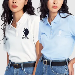 【U.S. POLO ASSN.】女款大馬中馬短袖POLO衫