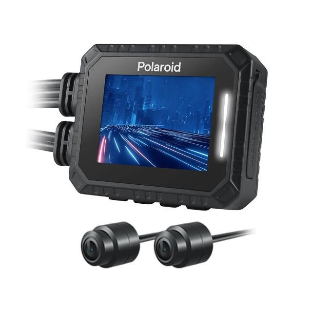 【Polaroid 寶麗萊】MS210WG 新巨蜂鷹 GPS 雙鏡夜視 wifi機車行車記錄器-快(附32G卡)