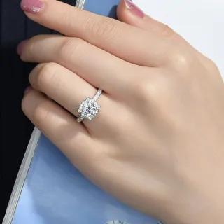 【KT DADA】可調式戒指 閨蜜禮物 女生戒指 純銀戒指 銀戒指 鑽石戒指 莫桑鑽戒指 歐美戒指 閨蜜戒指