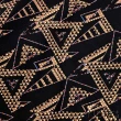 【YIDIE 衣蝶】配色燙鑽三角型圖案套裝-黑(上下身分開販售)