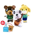 【Nintendo 任天堂】動物森友會 周邊玩偶 娃娃 三隻一組(送動森購物袋+束口袋)