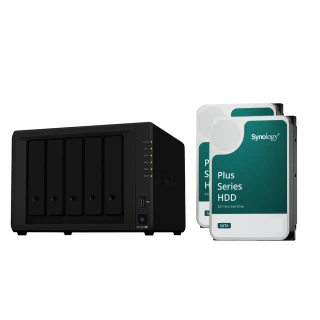 Synology 群暉科技 搭HAT3300 6TB x2 ★ DS1522+ 5Bay NAS 網路儲存伺服器