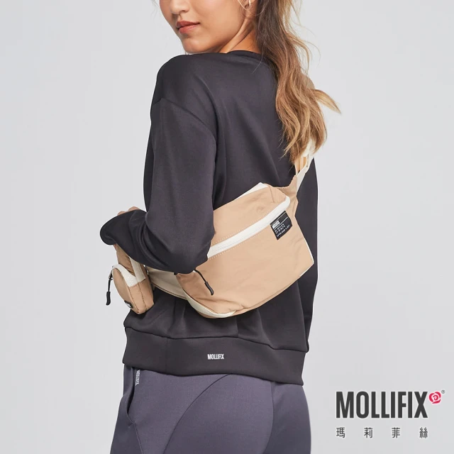 Mollifix 瑪莉菲絲 腰包小包搭配組 FF(奶油卡其)