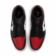 【NIKE 耐吉】Air Jordan 1 Low Bred Toe 黑紅 黑頭 男鞋(553558-161)